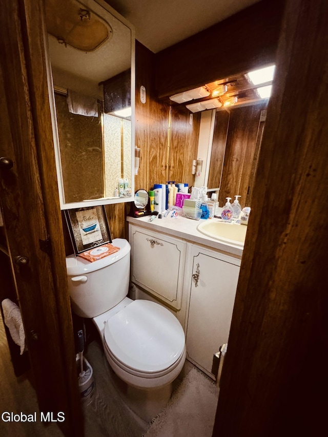 783 Woodstock Rd Lot 35, Berne, NY 12059 - bathroom with vanity and wooden walls