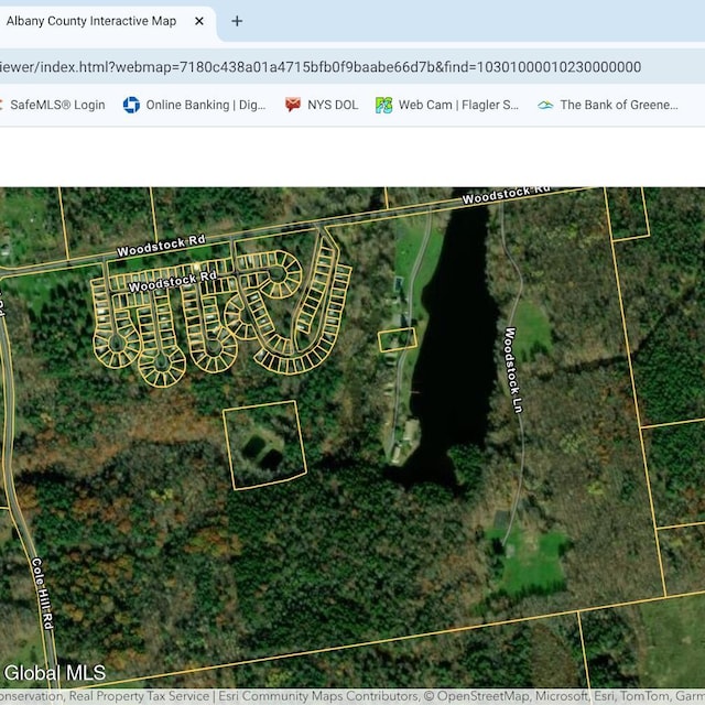 783 Woodstock Rd Lot 35, Berne, NY 12059 - map of property location with property parcel outlined