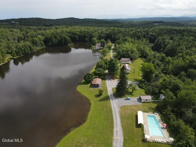 783 Woodstock Rd Lot 35, Berne, NY 12059 - aerial overview of property's location with a heavily wooded area and a large body of water