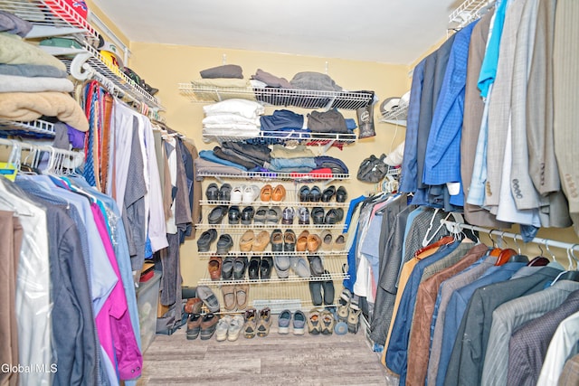 2834 Halsey Dr, Schenectady, NY 12304 - walk in closet featuring wood finished floors