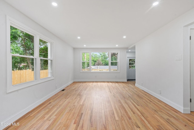 479 Albany Shaker Rd, Colonie, NY 12211 - spare room with light wood-style floors and recessed lighting