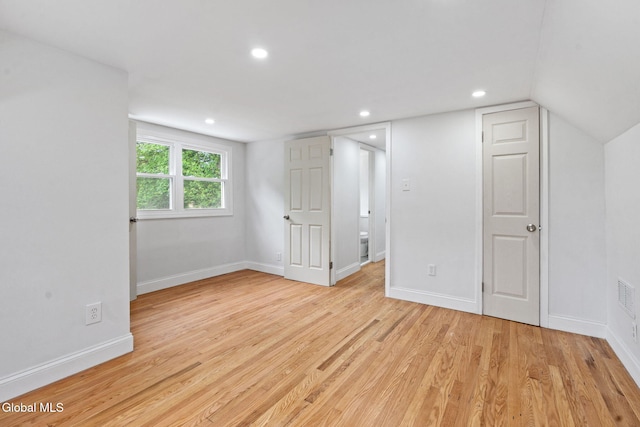 479 Albany Shaker Rd, Colonie, NY 12211 - unfurnished bedroom with light wood-style floors and recessed lighting