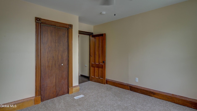200 Fon Clair St, Johnstown, NY 12095 - unfurnished bedroom featuring carpet floors and ceiling fan