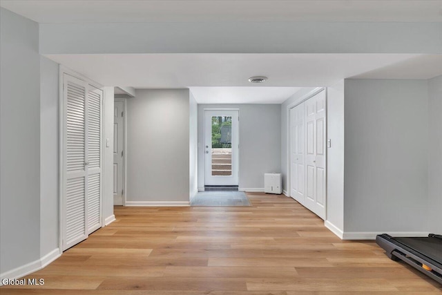 33 Comely Ln, Colonie, NY 12110 - foyer entrance with light wood-style flooring