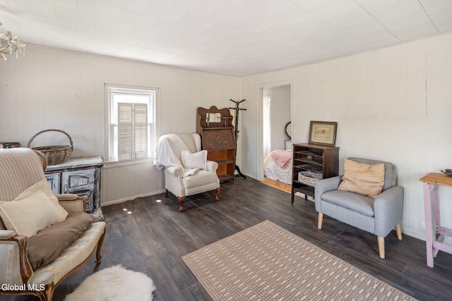 5530 State Highway 30a, Charleston, NY 12066 - living area featuring wood finished floors and wooden walls