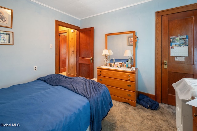 1659 State Route 7, Cobleskill, NY 12043 - bedroom with light carpet and crown molding