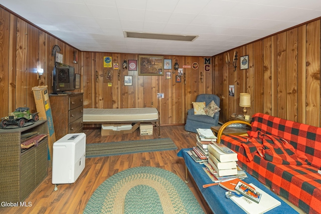 1659 State Route 7, Cobleskill, NY 12043 - living room with wood finished floors and wood walls