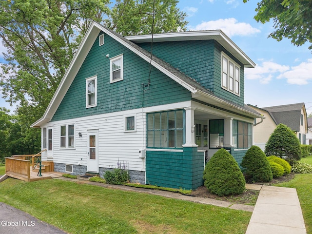 1659 State Route 7, Cobleskill, NY 12043 - view of front of home featuring a front lawn