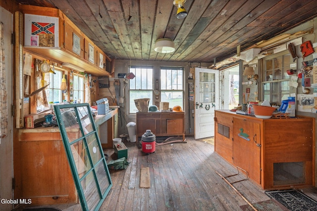 1659 State Route 7, Cobleskill, NY 12043 - misc room featuring hardwood / wood-style floors and wooden ceiling