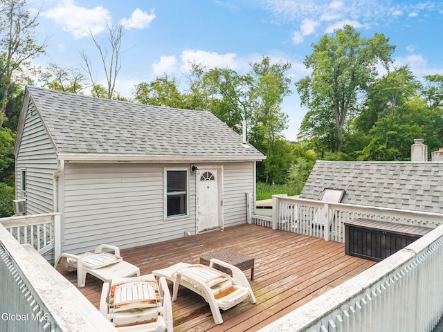 654 Sand Creek Rd, Colonie, NY 12205 - view of wooden deck