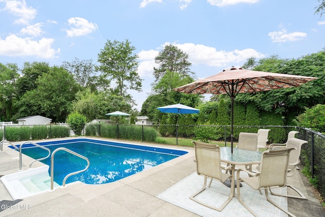 27 Terry Ave, Guilderland, NY 12303 - view of swimming pool with a patio and outdoor dining space