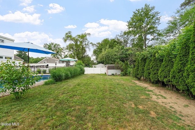 27 Terry Ave, Guilderland, NY 12303 - view of yard featuring a storage unit