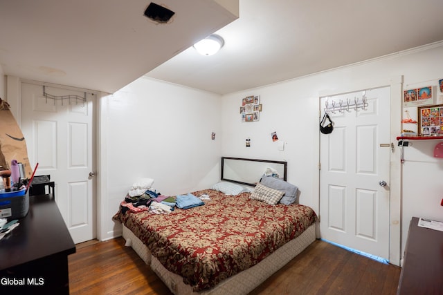 8-10 Spruce St, Rensselaer, NY 12144 - bedroom with hardwood / wood-style floors and crown molding