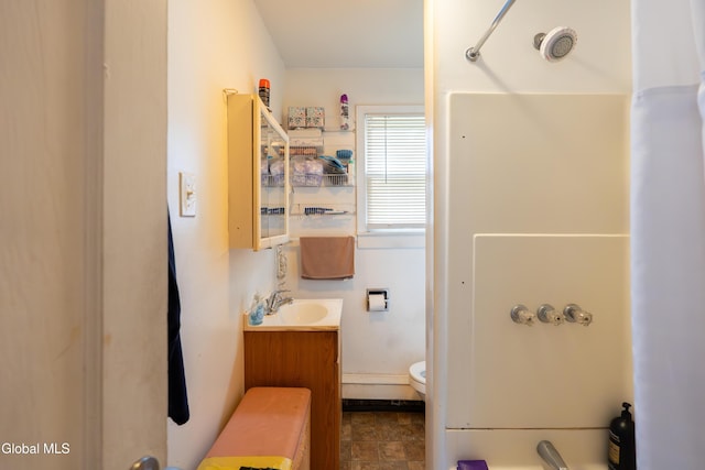 8-10 Spruce St, Rensselaer, NY 12144 - bathroom with vanity and toilet