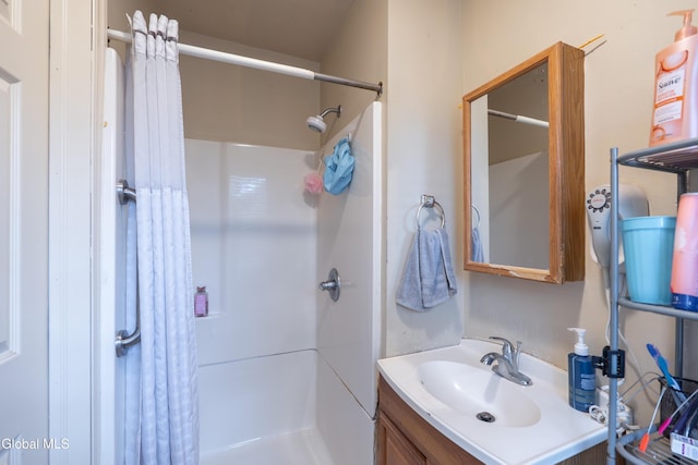 8-10 Spruce St, Rensselaer, NY 12144 - full bathroom with vanity and a shower with curtain