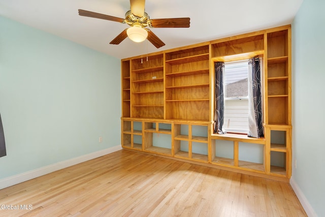 1226 Sumner Ave, Schenectady, NY 12309 - spare room with wood finished floors and ceiling fan