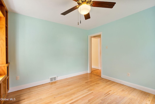 1226 Sumner Ave, Schenectady, NY 12309 - spare room featuring wood finished floors and ceiling fan