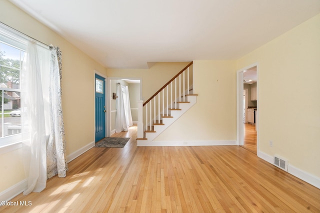 1226 Sumner Ave, Schenectady, NY 12309 - foyer entrance featuring hardwood / wood-style flooring and stairway