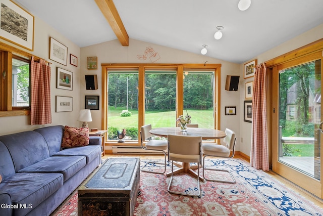 135 Willow St, Guilderland, NY 12084 - living area with light wood-type flooring