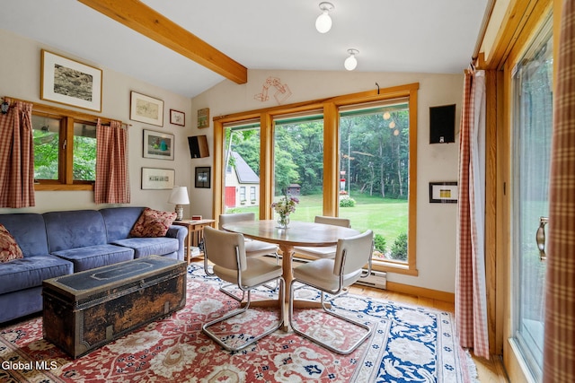 135 Willow St, Guilderland, NY 12084 - living area featuring light wood-type flooring and a baseboard radiator