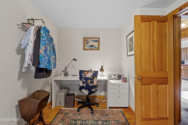 135 Willow St, Guilderland, NY 12084 - office area with wood finished floors