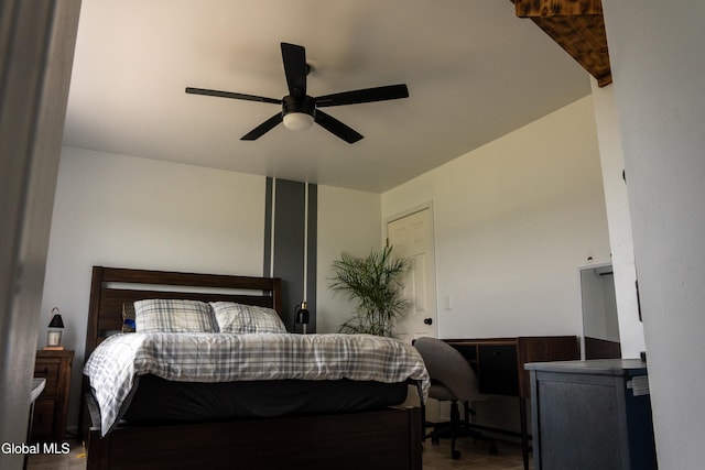 367 Buel Rd, Canajoharie, NY 13317 - bedroom with ceiling fan