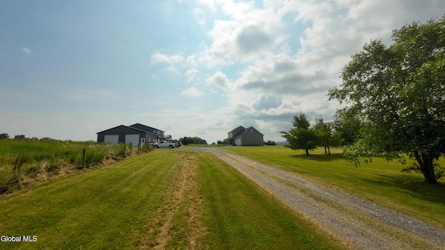 367 Buel Rd, Canajoharie, NY 13317 - view of dirt / gravel driveway featuring a view of rural / pastoral area