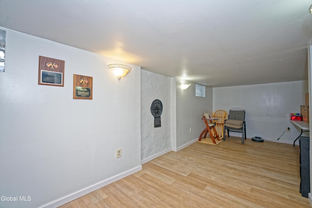 1752 Van Cortland St, Schenectady, NY 12303 - game room featuring light wood-type flooring and baseboards