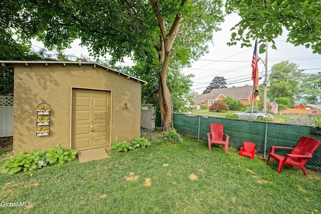 1752 Van Cortland St, Schenectady, NY 12303 - view of yard featuring a shed