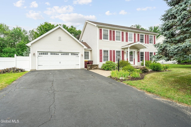 125 Halfmoon Dr, Guilderland, NY 12009 - colonial house featuring driveway and a garage