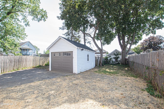 1628 Hawthorne St, Schenectady, NY 12303 - detached garage with asphalt driveway