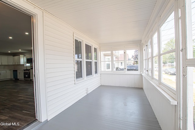1628 Hawthorne St, Schenectady, NY 12303 - unfurnished sunroom with wood finished floors