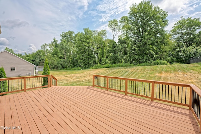 50 Sandy Ln, Bethlehem, NY 12158 - deck with a lawn