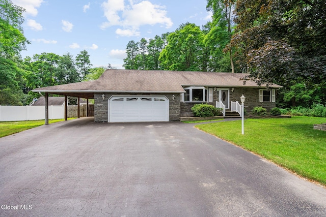 145 Sylvia Ln, Rotterdam, NY 12306 - view of front of property featuring driveway and an attached garage