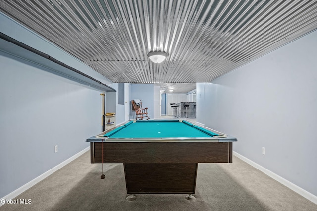 145 Sylvia Ln, Rotterdam, NY 12306 - recreation room featuring carpet flooring and billiards
