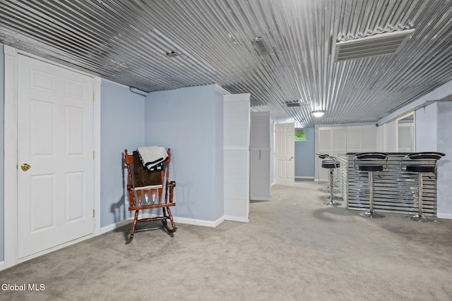 145 Sylvia Ln, Rotterdam, NY 12306 - living area featuring a dry bar and carpet floors
