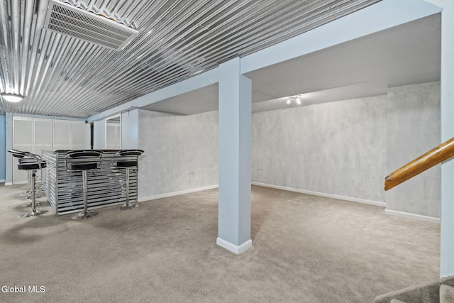 145 Sylvia Ln, Rotterdam, NY 12306 - finished basement with a bar and baseboards