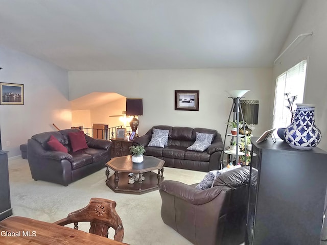 12 Winkel Way, Clifton Park, NY 12019 - carpeted living room with lofted ceiling