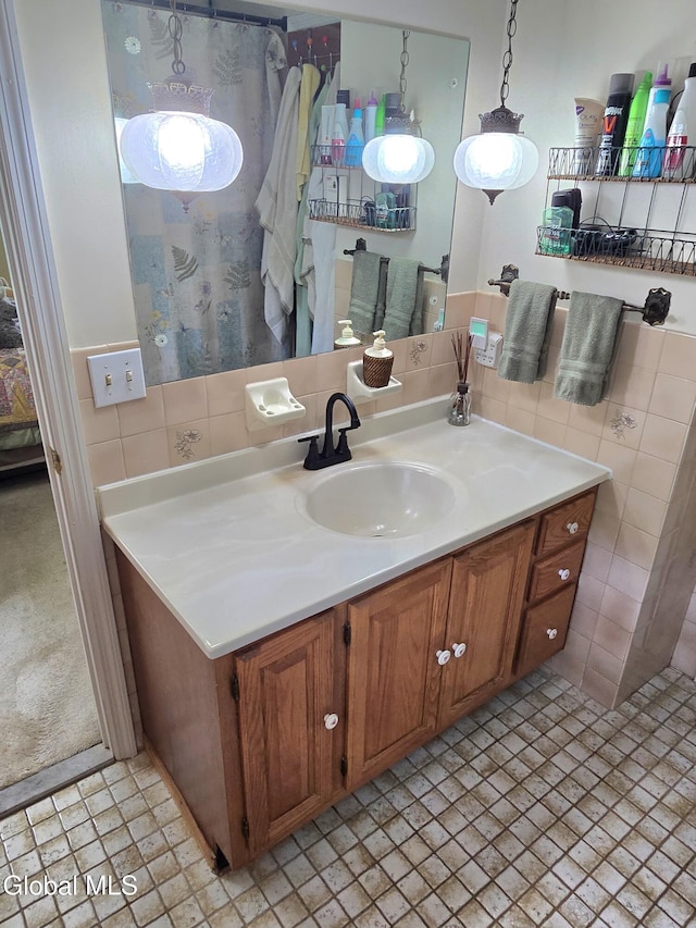 12 Winkel Way, Clifton Park, NY 12019 - bathroom with vanity and tile walls
