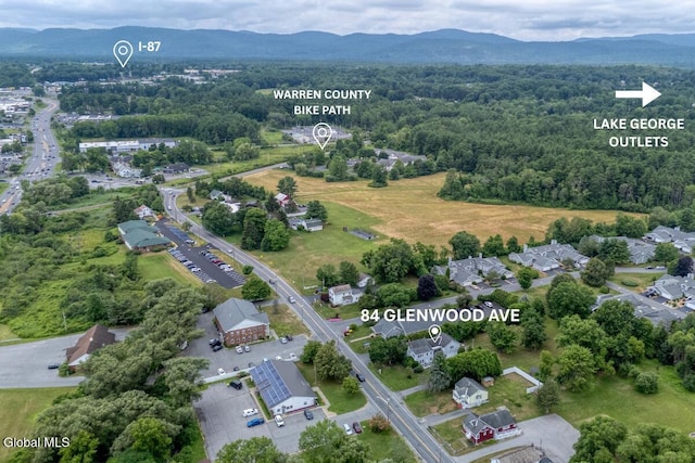 84 Glenwood Ave, Queensbury, NY 12804 - drone / aerial view of a mountainous background