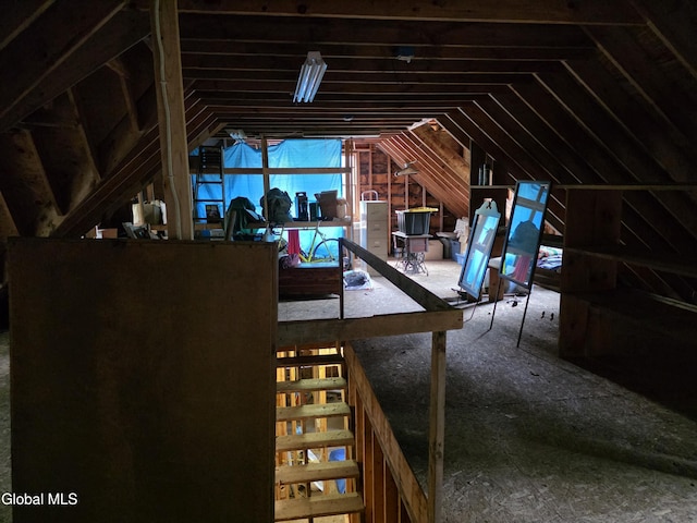 135 Glenwild Rd, Providence, NY 12850 - view of unfinished attic