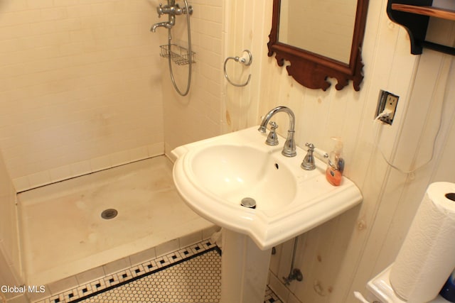 135 Glenwild Rd, Providence, NY 12850 - full bath with a stall shower and tile patterned floors