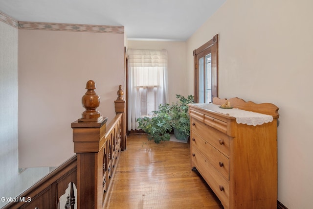 138 Elm St, Cobleskill, NY 12043 - corridor with light wood-style floors