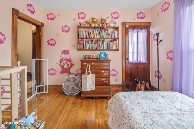 138 Elm St, Cobleskill, NY 12043 - bedroom featuring wood-type flooring and baseboards