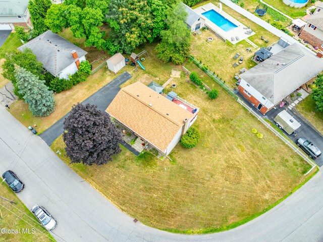 10 Tower Hts, Colonie, NY 12211 - aerial view of a pool