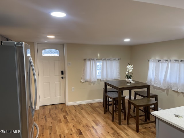 12 Louden Rd, Saratoga Springs, NY 12866 - dining area with light wood-style floors and recessed lighting