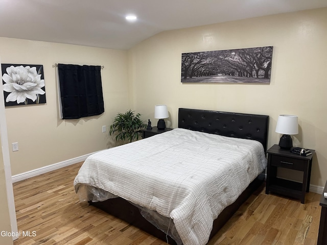 12 Louden Rd, Saratoga Springs, NY 12866 - bedroom featuring light wood-style floors, lofted ceiling, and recessed lighting