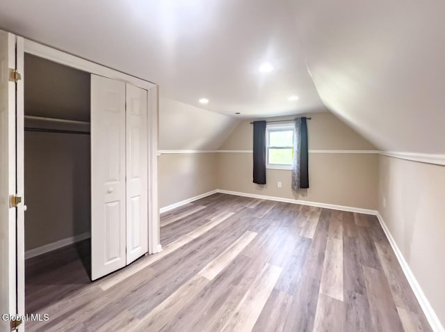 4 Hillside Ave, Schenectady, NY 12308 - bonus room featuring wood finished floors and vaulted ceiling