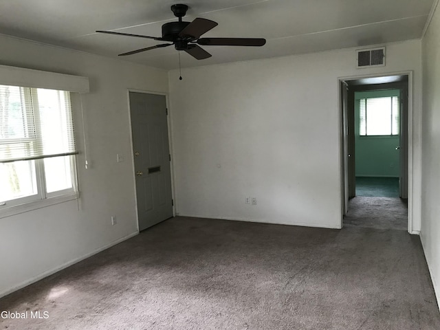 23 Cottage Hill Rd, Queensbury, NY 12804 - unfurnished room featuring carpet flooring and ceiling fan