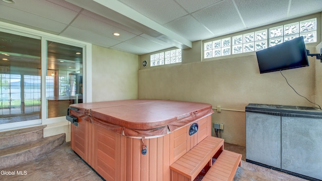 115 Shore Dr, Broadalbin, NY 12025 - wooden terrace with an indoor hot tub